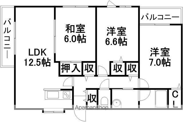 アーバンプラザ SAWADAの間取り写真