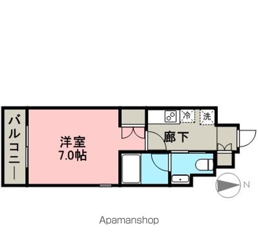 フローライト徳川の間取り写真