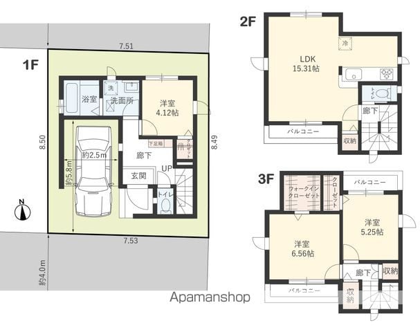 detached 埼玉県三郷市高州１丁目137-9
地図を見る
