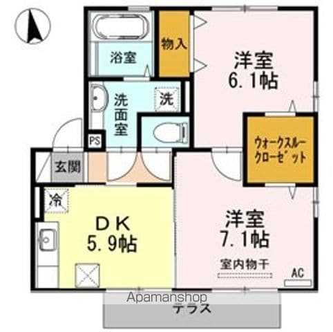 モントレゾールの間取り写真