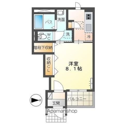 グランブルー百石の間取り写真