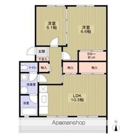 【我孫子市柴崎台のマンションの間取り】