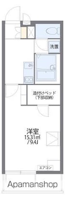 レオパレスＮＹＯＩ　Ⅲ[1K/26.08m2]の間取図