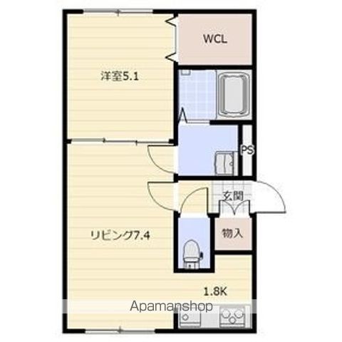 リシェス新川の間取り写真