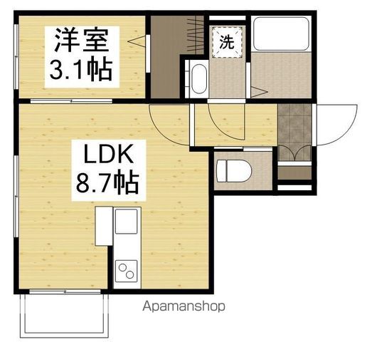 MAISON CUBEの間取り写真