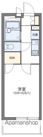 レオパレスシャトレ香椎の間取り