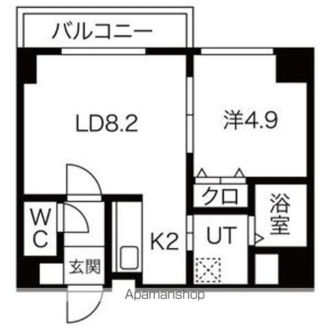 エクセレントプレイス宮の沢の間取り写真