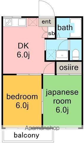 ドミール長久手の間取り写真