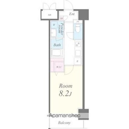 アロハパレス[1K/29.08m2]の間取図