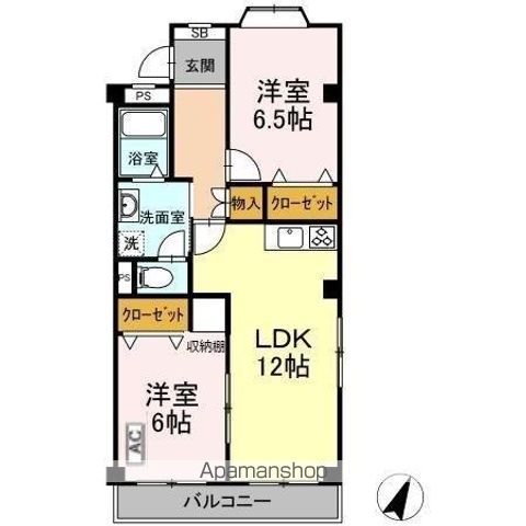 シャトー原市の間取り写真