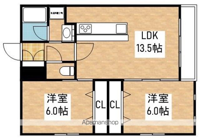 シェトワ千里山の間取り写真