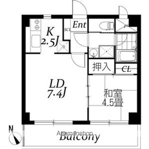 チェスターハウス鶴見の間取り