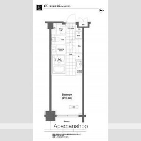 目黒区大橋のマンションの間取り