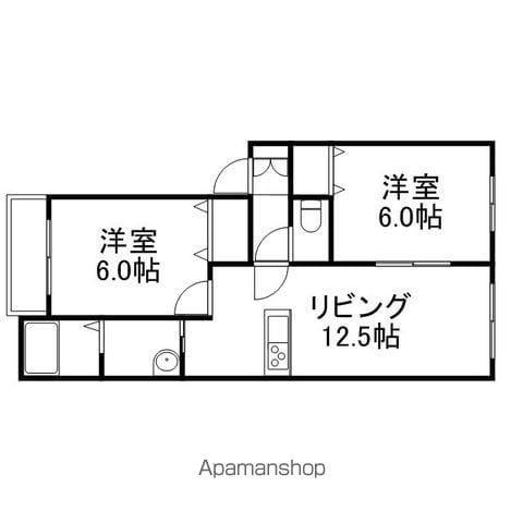 フォレスタ北野の間取り写真