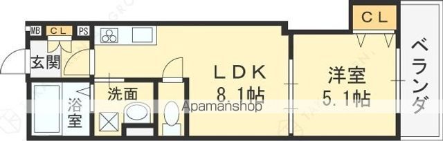 クリエオーレ東山町の間取り写真