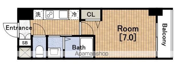 TLRRESIDENCE本町ウエストの間取り写真