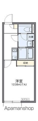 レオネクストルミエール小沢[1K/24.9m2]の間取図