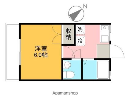 千葉県市川市南行徳３丁目[1K/19m2]の間取図