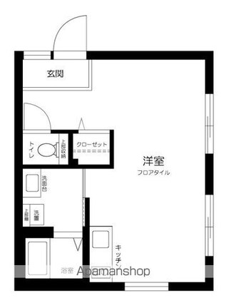 東京都世田谷区宮坂３丁目[1R/30m2]の間取図