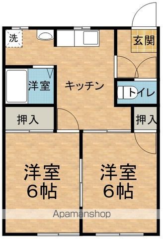 メナージやまもとDの間取り写真