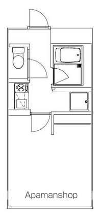 ライヴリー加納[1K/17m2]の間取図