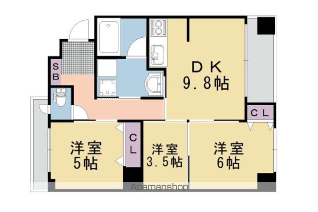 LATTICE HIGASHINOの間取り写真