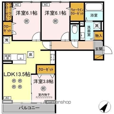 DーKISARIA WVの間取り写真