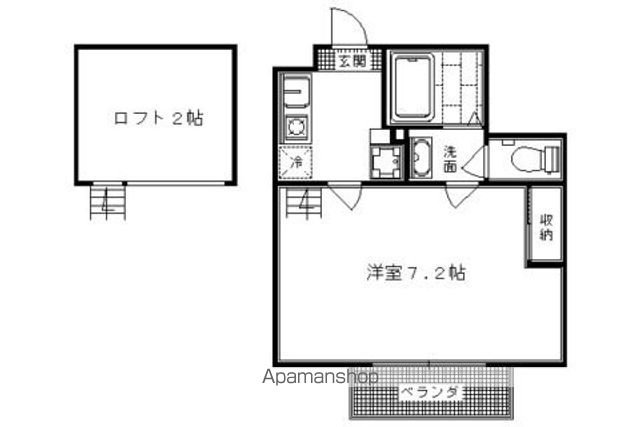 アブティール桂西口の間取り写真