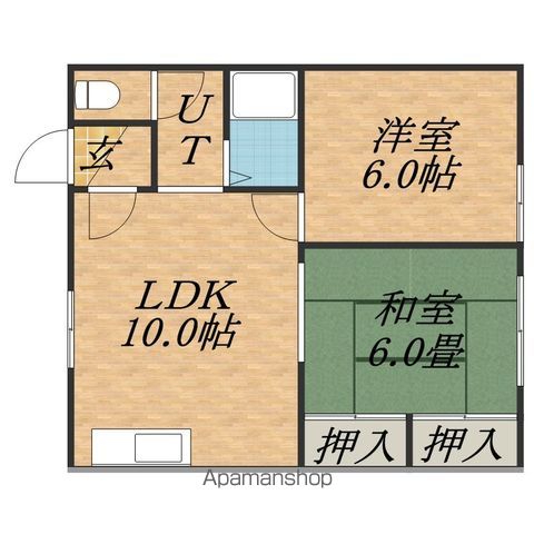 元町ユーコーポの間取り写真
