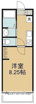 ポミエ・ＫｏＫｏ中倉[1K/23.58m2]の間取図