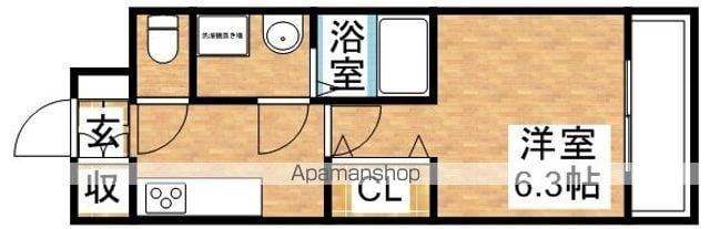 スプランディッド新大阪DUEの間取り写真