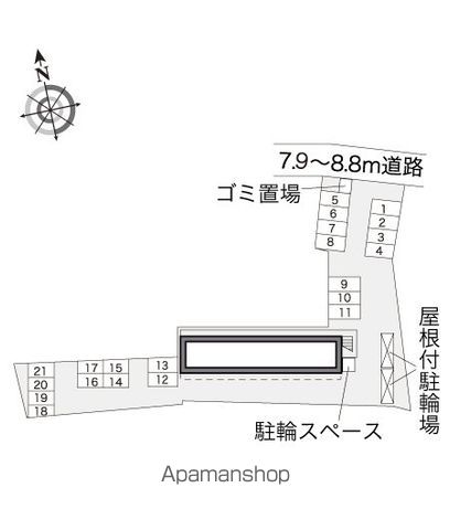 レオパレスサンハイム 305 ｜ 神奈川県茅ヶ崎市赤羽根2470-2（賃貸マンション1K・3階・20.28㎡） その15