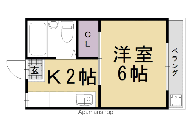二軒茶屋マンションの間取り写真