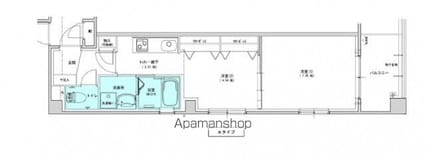 トーソク幟町ビル[1LDK/37.23m2]の間取図