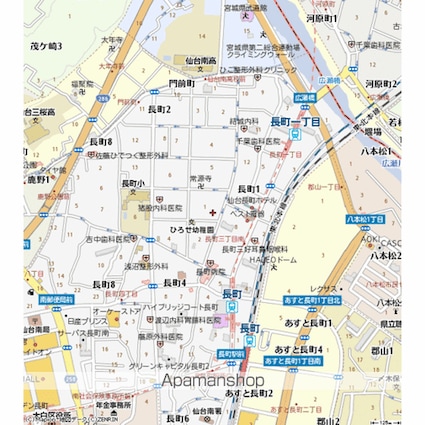 宮城県仙台市太白区長町４丁目[1K/23m2]の周辺4