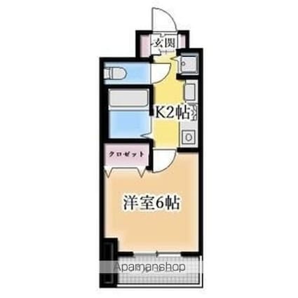 プレサンス桜通アベニュー[1K/19.42m2]の間取図