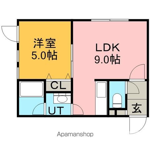 ブランノワールさっぽろSTの間取り写真
