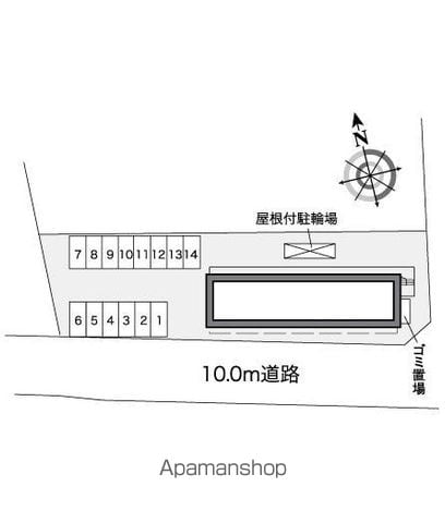 レオパレスＭＡモール 304 ｜ 千葉県柏市十余二380-392（賃貸マンション1K・3階・23.18㎡） その15