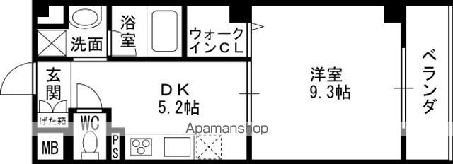 ウエストサイドリバーIIIの間取り写真