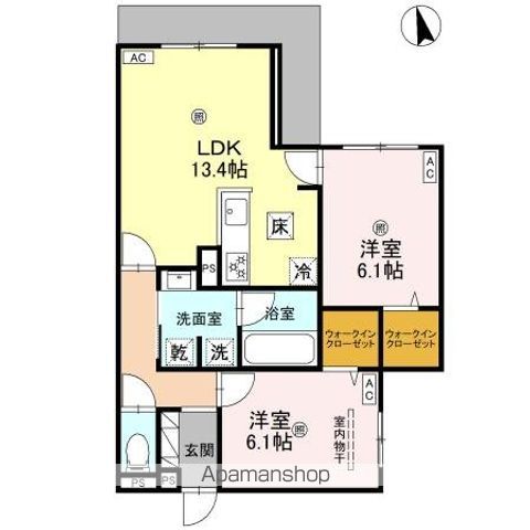 TORISIA上住吉の間取り写真