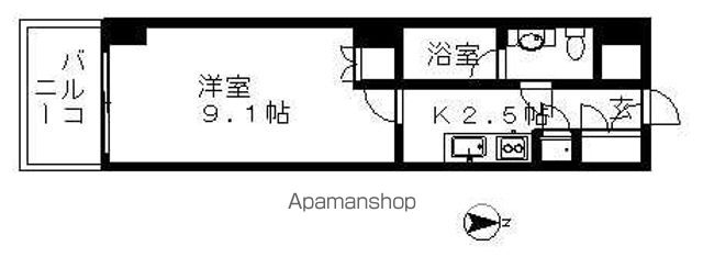 スクエア名駅南の間取り写真