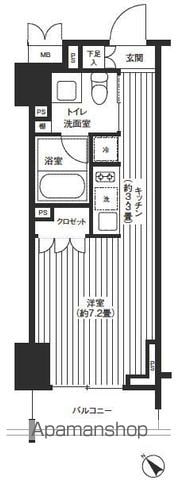 レジディア渋谷の間取り写真