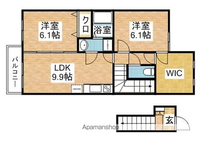ソレアードの間取り写真