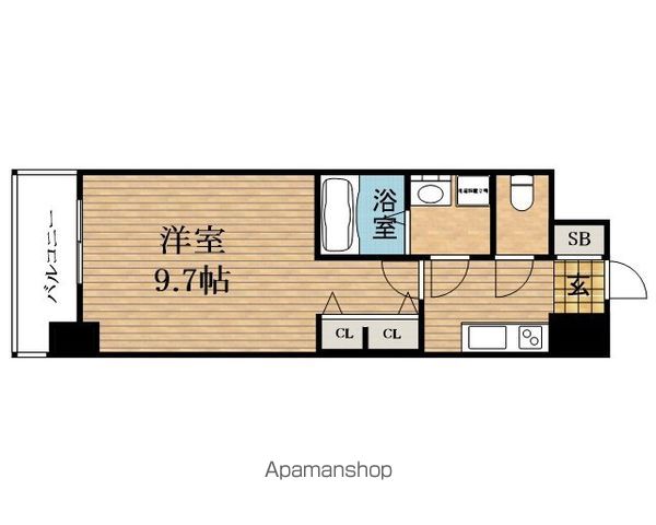 セイル淀屋橋の間取り写真
