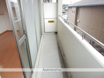 ピュアー[1LDK/46.77m2]のバルコニー