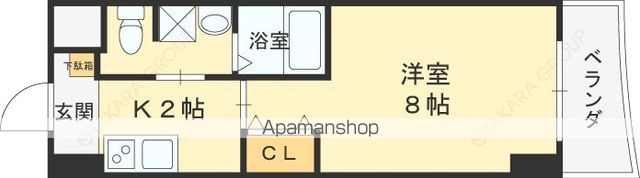 PARKHILLS都島NOBLEの間取り写真