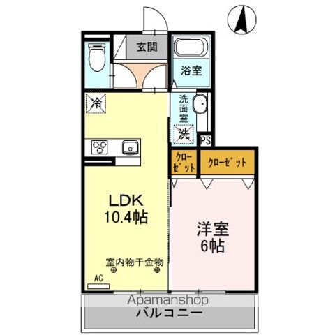 クラリーチェの間取り写真