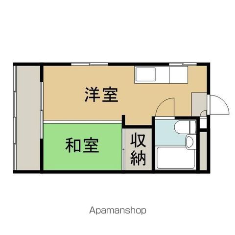 コーポ秋月の間取り写真