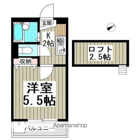 Kフレールの間取り写真