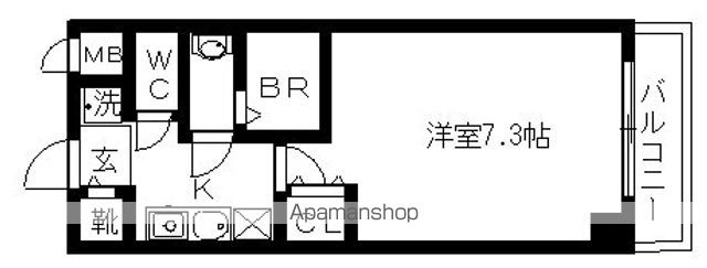 シャルマンフジ大阪城南の間取り写真